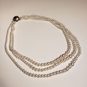 Layered Pearl Necklace